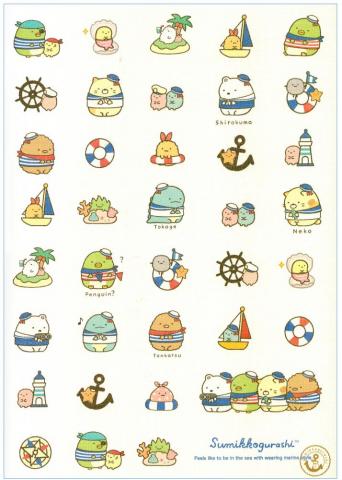 San X Sumikko Gurashi Sail Party A5 Notebook Data