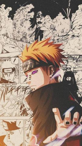 Pain Naruto Aesthetic Wallpaper