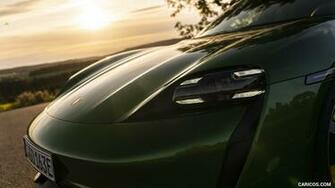 Porsche Taycan Turbo S Color Mamba Green Metallic