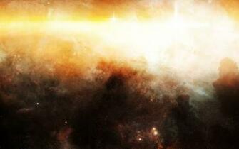 Golden Nebula Wallpaper World Collection