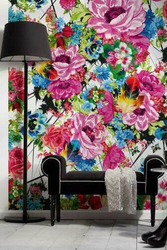 Pop Wall Mural Redesign With Pink Coral