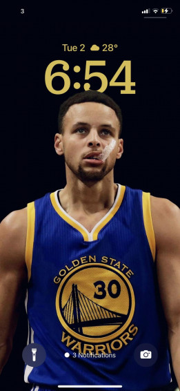 Steph Curry Ios Lockscreen R Iossetups