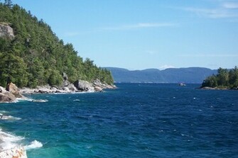 Lake Superior Agawa Rock In Ontario Canada