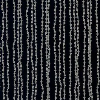 Shadows On The Wall Silver Pearls Navy Wallpaper Eclectic
