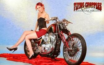 Girls And Motorcycles Wallpaper Background