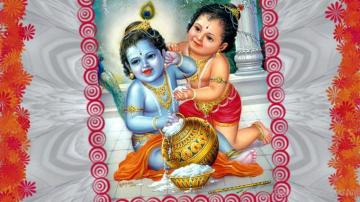 Lord Krishna And Balram Wallpaper HD
