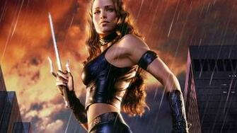 Wallpaper Daredevil Elektra Jennifer Garner