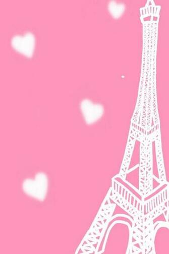 Eiffel Tower Pink Background iPhone Wallpaper And Background