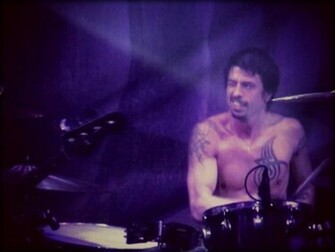 Dave Grohl Greatest Rock Drummers Wallpaper