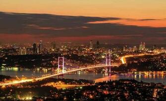 City Skyline Istanbul Bosphorus Wall Paper Mural Buy At