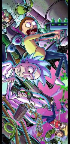 Rick And Morty Trippy Wallpaper On