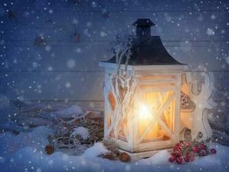 Snowfall On Lit Lamp Winter Wallpaper Truly Hand Picked