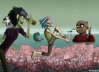 Gorillaz Plastic Beach Wallpaper The Image