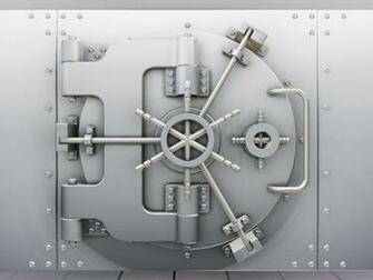 Vault Door Wallpaper Stock Photos