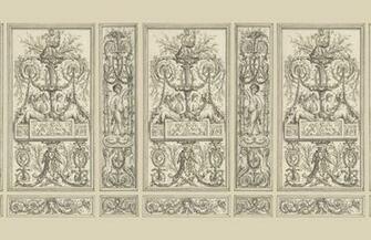 Wallpaper Art Panel Parchment Background