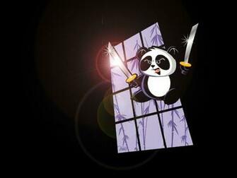 Ninja Panda Wallpaper Domnx