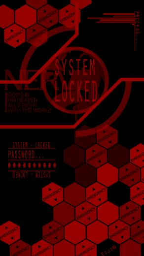 Most Great Lock Screen iPhone Neon Nerv Wallpaper Cr By Eiji