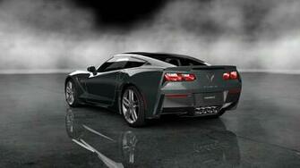 C7 Corvette Logo Wallpaper