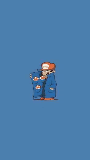 iPhone Retina Wallpaper For 5c 5s Mario With Mushrooms