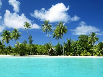 World Visits Tropical Island Beach Wallpaper Re