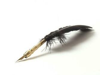 Quill Pen Feather And Paper Wallpaper