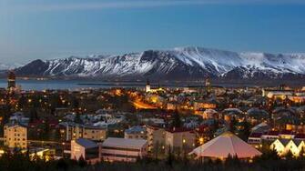 Reykjavik Urban Landscape Wallpaper HD