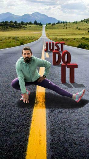 Shia Labeouf Just Do It iPhone Plus Wallpaper