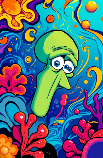 Squidward Wallpaper
