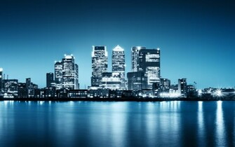 Skyline City Blue HD Wallpaper In Imageci