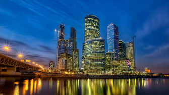 City Skyline Moscow Russia UHD 4k Wallpaper