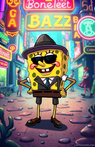 Gangster Spongebob Wallpaper