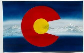 Colorado Flag By Isaac Carpenter