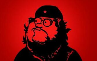 Communist Peter Griffin Simple Background Wallpaper