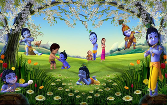 Disney HD Wallpaper Cartoon Little Krishna