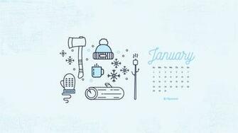 January Desktop Wallpaper Image