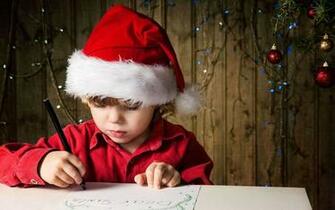 Happy Children Over Christmas HD Photography Wallpaper Holiday