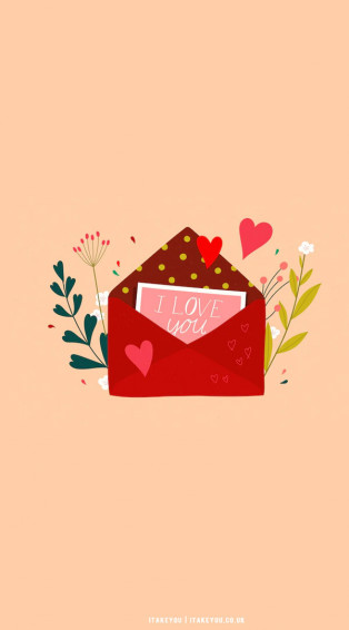 Cute Valentine S Day Wallpaper Ideas Love Letter Red