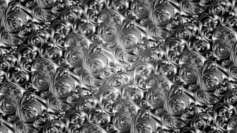 Silver Pattern Wallpaper Digital Art