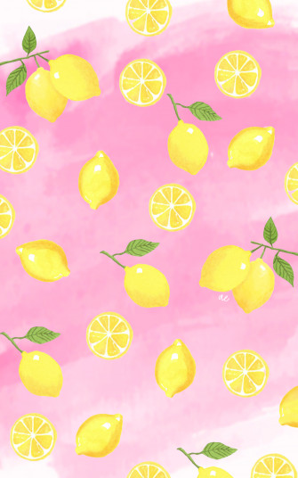 Lemon Wallpaper Fruit Cute Patterns