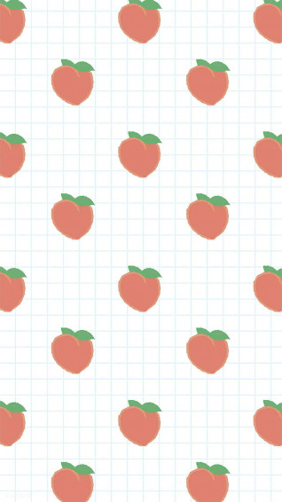 Cute Peach Wallpaper