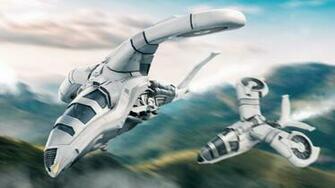 Sci Fi Gyrocopter Cg Cookie