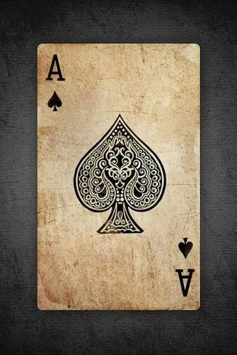 Cool iPhone Wallpaper Ace Of Spades Card