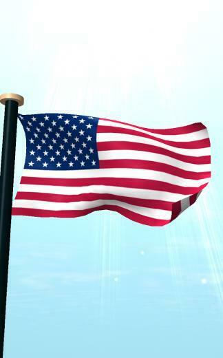 Us Flag 3d Live Wallpaper Android Apps On Google Play