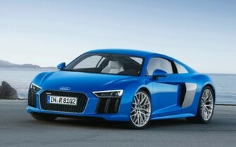 Audi R8 Blue Car Wallpaper New HD