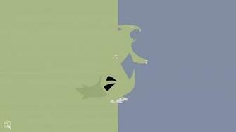 Tyranitar Pok Mon Pokemon Second Generation Minimalism