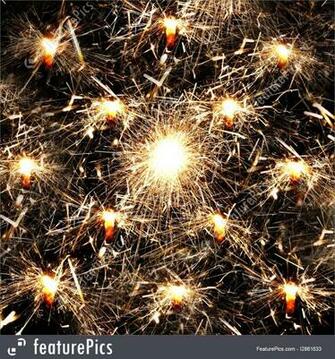 Picture Of Many Sparklers
