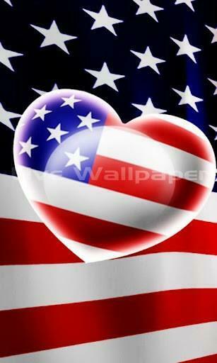 Bigger Love Usa Flag Live Wallpaper For Android Screenshot