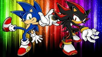 Sonic And Shadow HD Neon Wallpaper By Flamefeatherdpheonix On