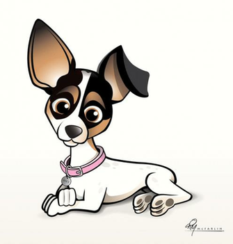 Cute Animated Dog Clip Art On