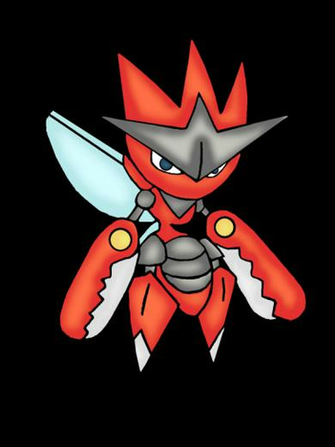 Chibi Mega Scizor By Kajiatsui